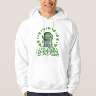 Oscar   Grönt och Grouchy! Hoodie