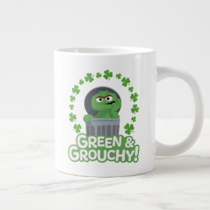 Oscar Grönt och Grouchy! Jumbo Mugg