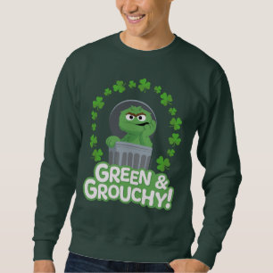 Oscar Grönt och Grouchy! Lång Ärmad Tröja