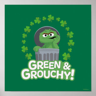 Oscar Grönt och Grouchy! Poster