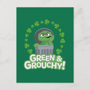 Oscar Grönt och Grouchy! Vykort