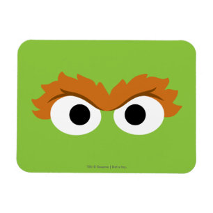Oscar Grouch Big Ansikte Magnet