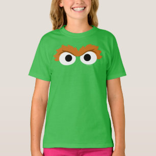 Oscar Grouch Big Ansikte T Shirt