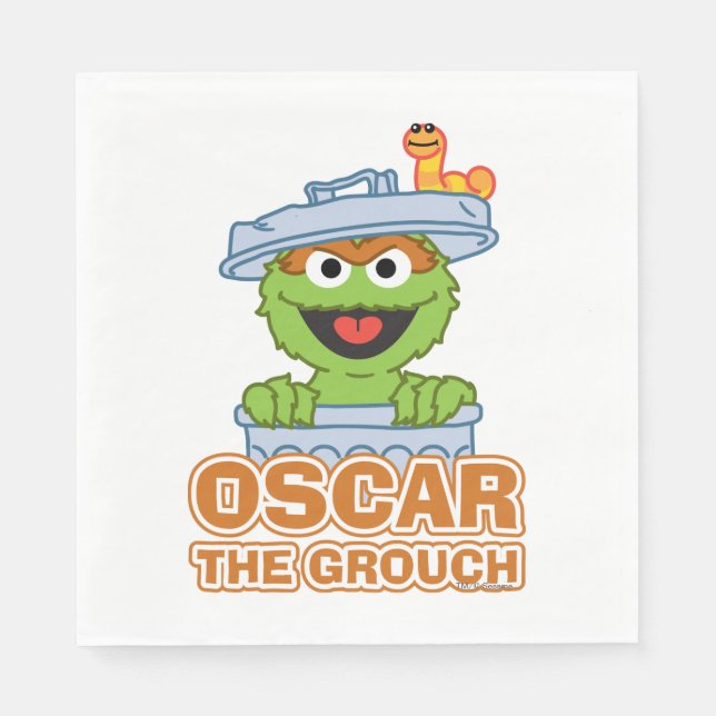 Oscar, Grouch Classic Stil Pappersservett (Framsidan)