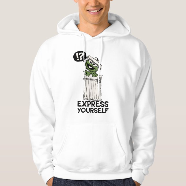 Oscar, Grouch Express Yourown Hoodie (Framsida)