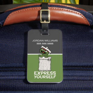 Oscar, Grouch Express Yourown Lägg till info Bagagebricka