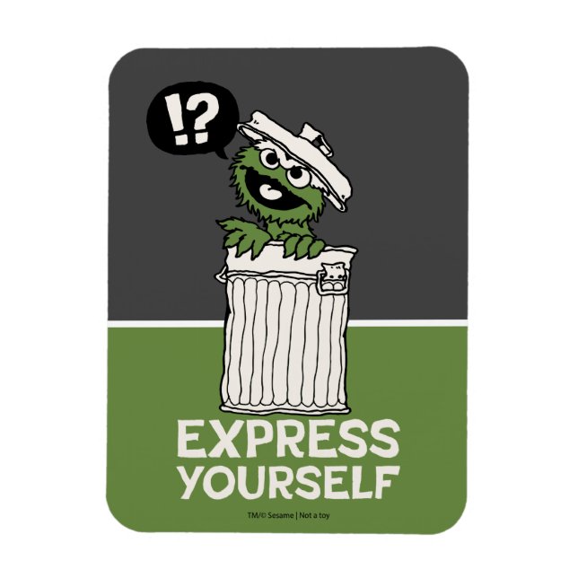 Oscar, Grouch Express Yourown Magnet (Vertikal)