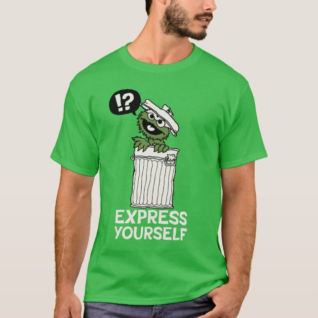 Oscar, Grouch Express Yourown T Shirt (Framsida)