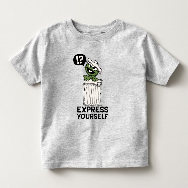 Oscar, Grouch Express Yourown T Shirt (Framsida)