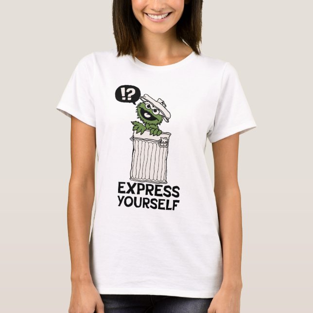 Oscar, Grouch Express Yourown T Shirt (Framsida)