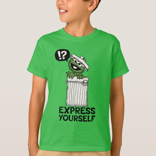 Oscar, Grouch Express Yourown T Shirt (Framsida)
