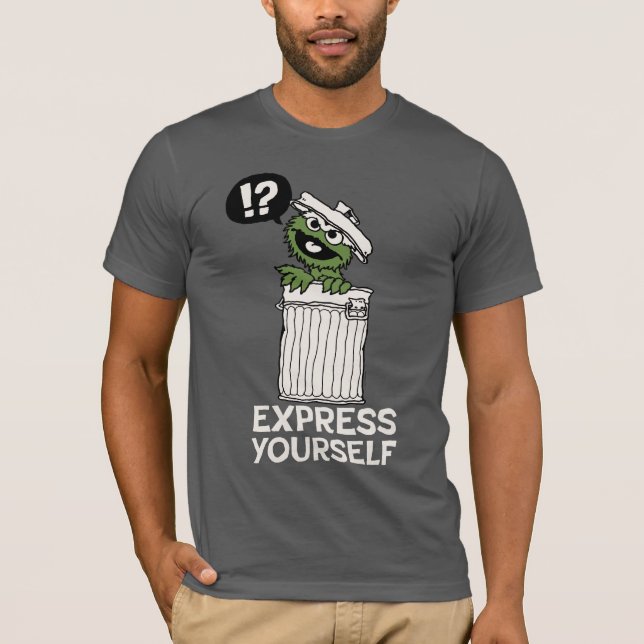Oscar, Grouch Express Yourown T Shirt (Framsida)