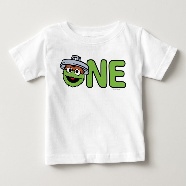 Oscar, Grouch första födelsedag T Shirt (Framsida)