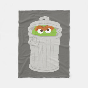 Oscar Grouch och Sopor Can Fleecefilt