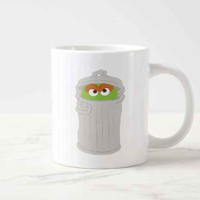 Oscar Grouch och Sopor Can Jumbo Mugg (Höger)