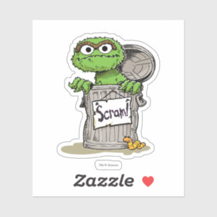 Oscar, Grouch Scram Klistermärken