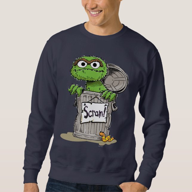 Oscar, Grouch Scram Lång Ärmad Tröja (Framsida)