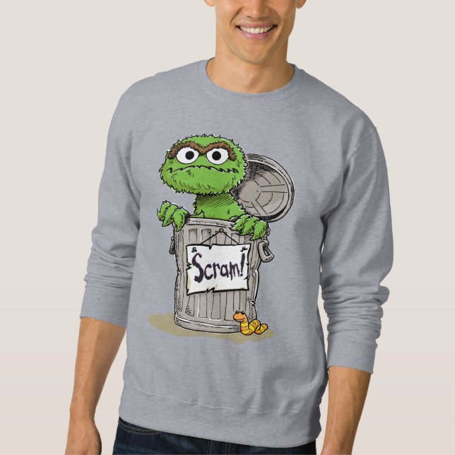 Oscar, Grouch Scram Lång Ärmad Tröja (Framsida)