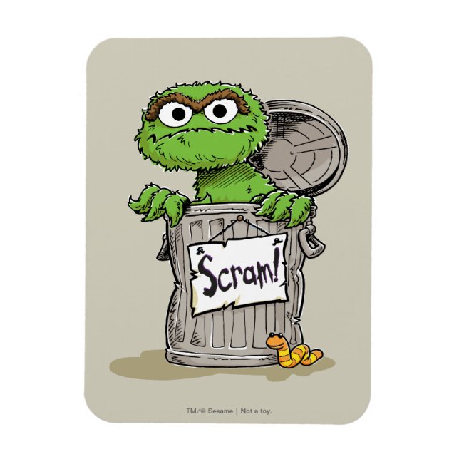 Oscar, Grouch Scram Magnet (Vertikal)