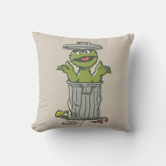 Oscar, Grouch Vintage 1 Kudde (Framsida)