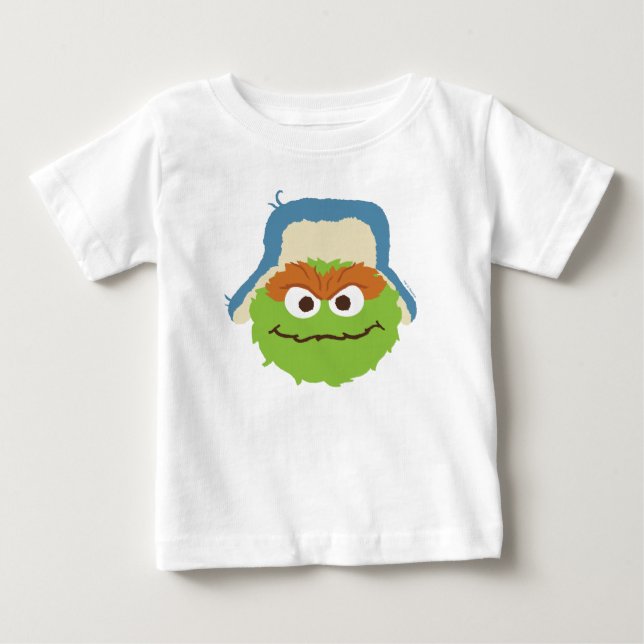 Oscar, Grouch Woodland Ansikte T Shirt (Framsida)