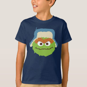 Oscar, Grouch Woodland Ansikte T Shirt