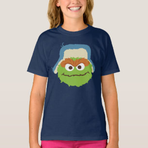 Oscar, Grouch Woodland Ansikte T Shirt
