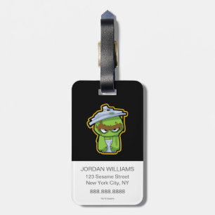 Oscar Grouch Zombie Bagagebricka