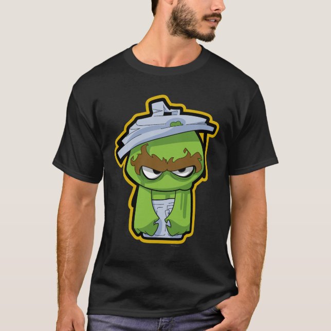 Oscar Grouch Zombie T-shirt (Framsida)