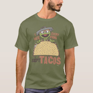 Oscar hatar allt utom tacos tee shirt