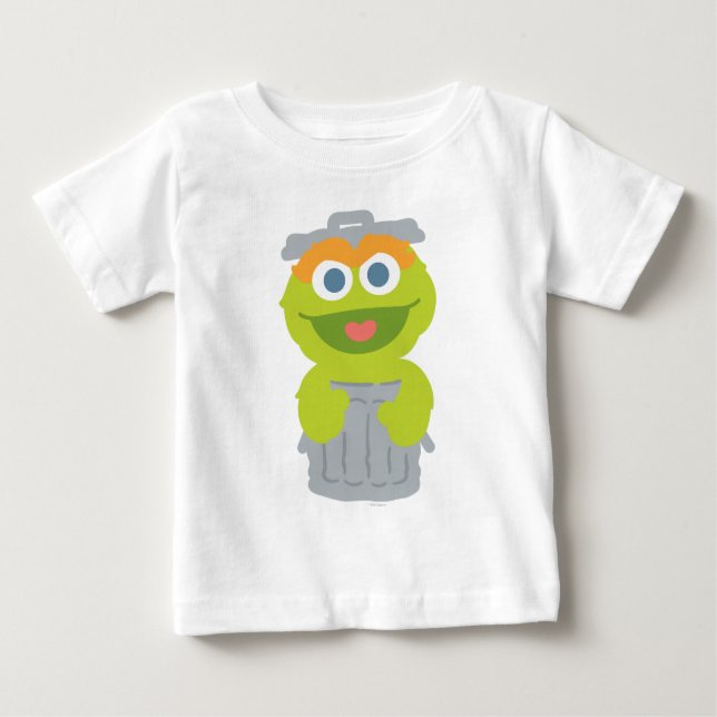 Oscar i Grouch Baby T-shirt (Framsida)