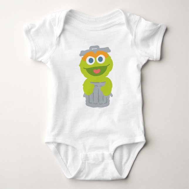 Oscar i Grouch Baby Tee (Framsida)