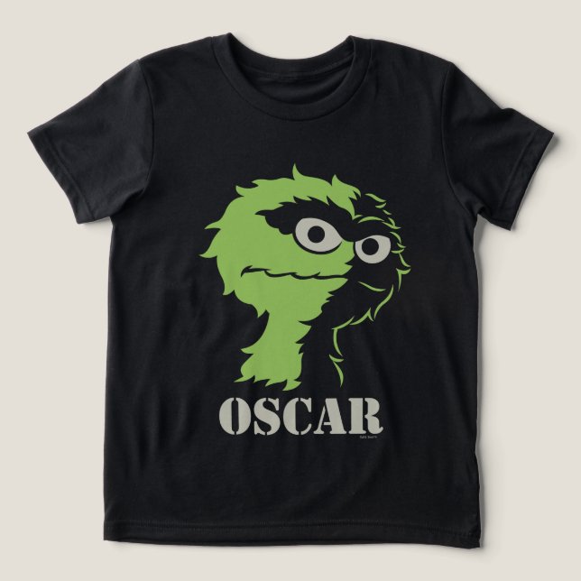 Oscar i Grouch-halvan T-shirt (Design Framsida)