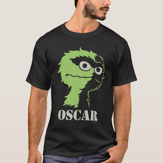 Oscar i Grouch-halvan Tee (Framsida)