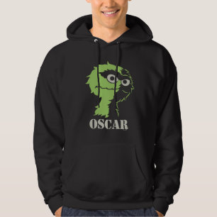 Oscar i Grouch-halvan Tröja Med Luva