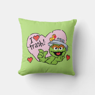 Oscar "Jag älskar skräp" Valentine Kudde