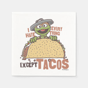 Oscar jag hatar allt utom Tacos Pappersservett