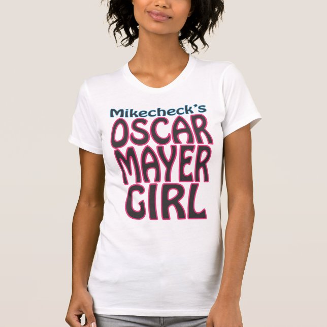 Oscar Mayer flicka Tee (Framsida)