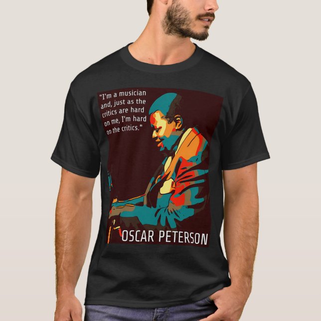 Oscar Peterson T Shirt (Framsida)