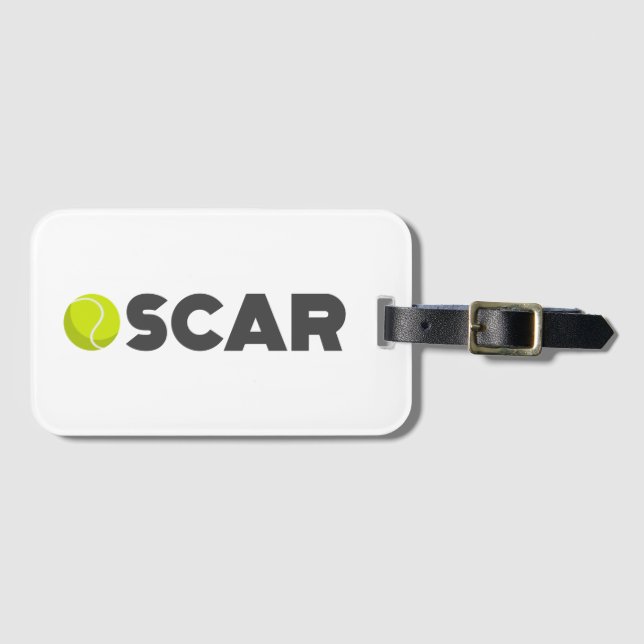Oscar Tennis Bagagebricka (Framsida horisontal)
