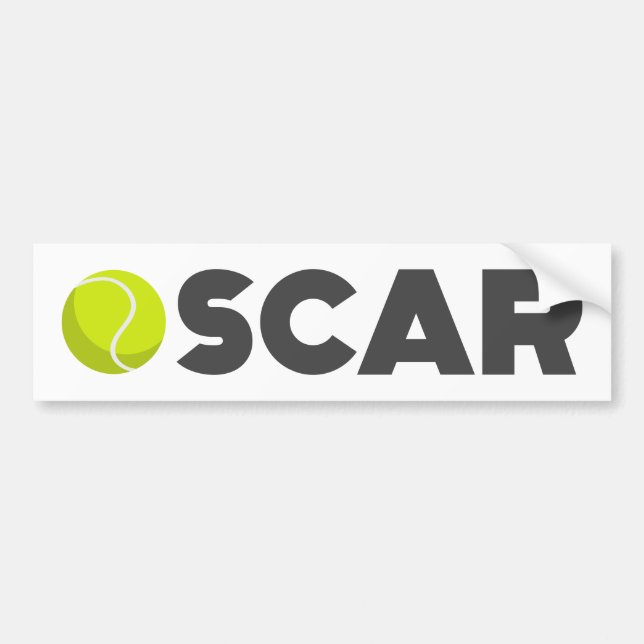 Oscar Tennis Bildekal (Framsidan)