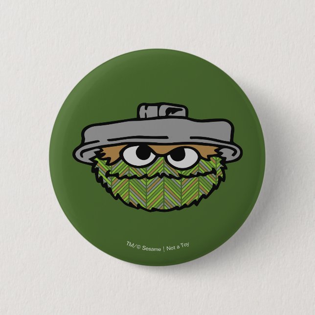 Oscar the Grouch | 80:s baksida Knapp (Framsida)