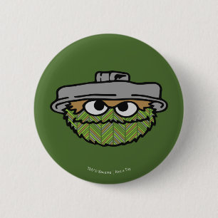 Oscar the Grouch   80:s baksida Knapp