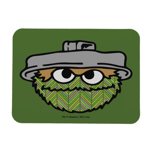 Oscar the Grouch | 80:s baksida Magnet (Horisontell)