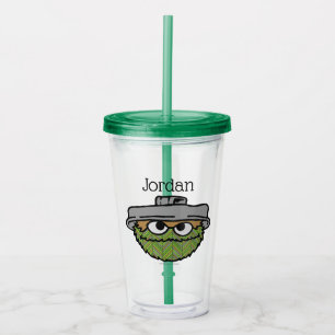 Oscar the Grouch 80:s baksida Take Away Mugg