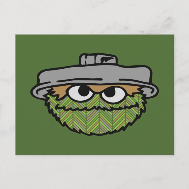 Oscar the Grouch | 80:s baksida Vykort (Framsida)