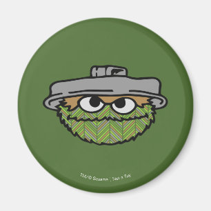 Oscar the Grouch   80-tals Tillbakablick Magnet