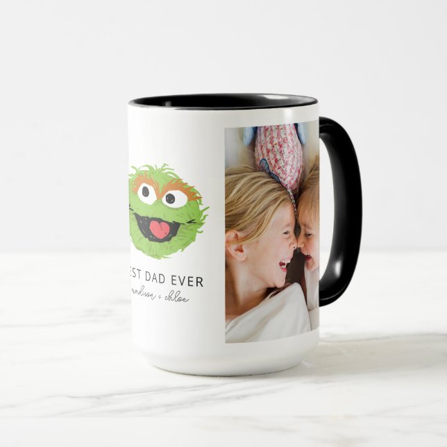 Oscar the Grouch | Bästa Pappa - Foto Mugg (Framsida höger)