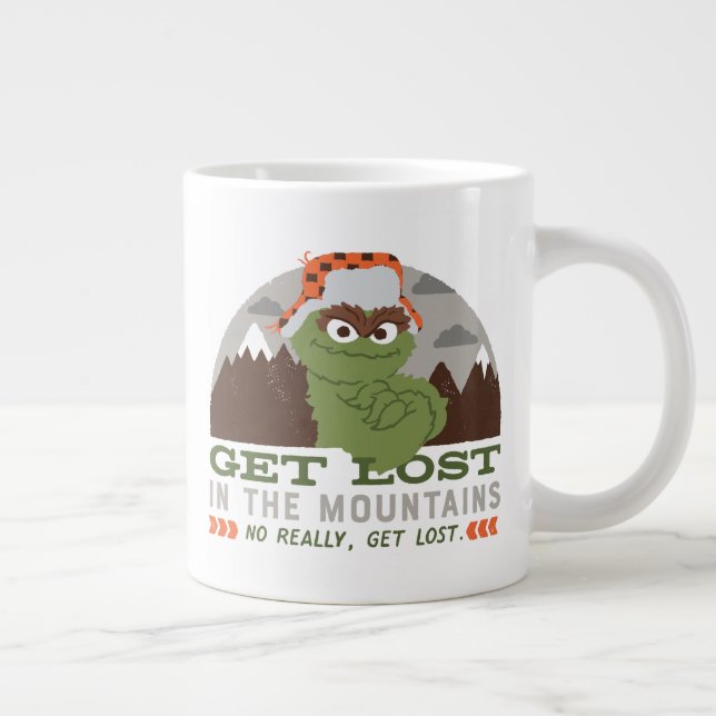 Oscar The Grouch | Den Stora Utomhuslivet Jumbo Mugg (Höger)