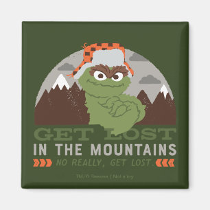 Oscar The Grouch Den Stora Utomhusvärlden Magnet